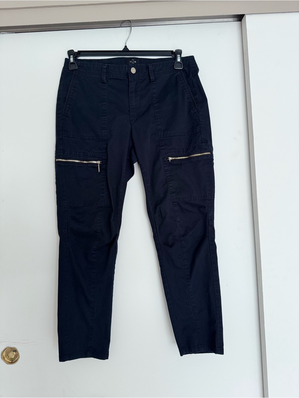 Slim Cargo Women’s Pants - Black